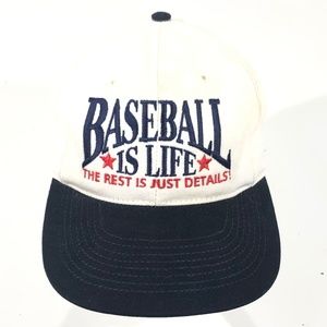 Vintage Graham Hat Cap Baseball Is Life Made In US